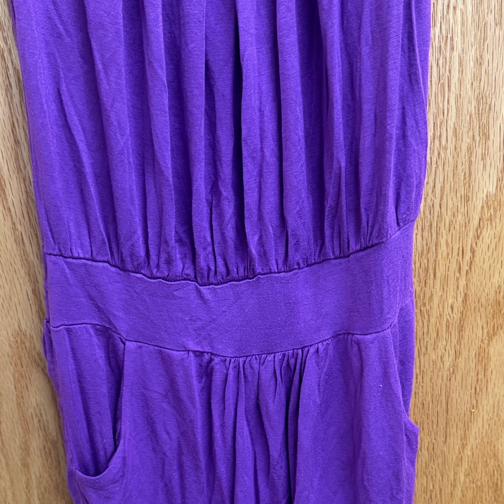 Purple Sleeveless Dress - Picture 3 of 5